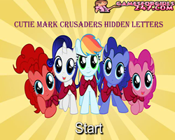 Cutie Mark Crusaders Hidden Letters