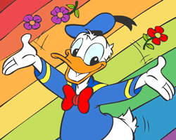 Donald The Duck Coloring