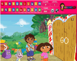 Dora Hidden Alphabets Game