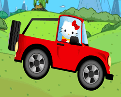 Hello Kitty Car Driving Challenge