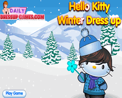Hello Kitty Winter Dress Up