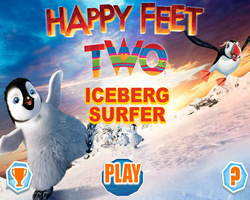 Happy feet 2 Iceberg Surfer