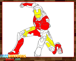 Iron Man Coloring