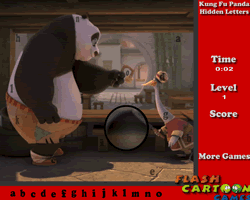 Kung Fu Panda Hidden Letters