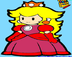 Mario Princess Coloring