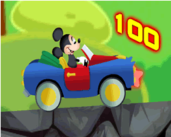 Mickey Mouse Car Driving Challenge