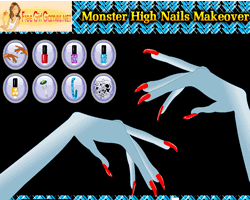 Monster High Nails Makeover