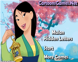 Mulan Hidden Letters