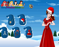 Princess Belle Christmas Dress Up