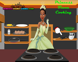 Princess Tiana Cooking