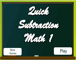 Quick Subtraction Math