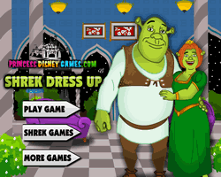 Shrek and Fiona Dress Up