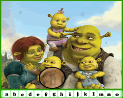 Shrek Hidden Letters