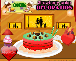 Strawberry Cake Decoration