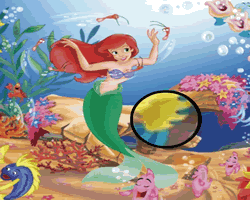The Little Mermaid Hidden Letters