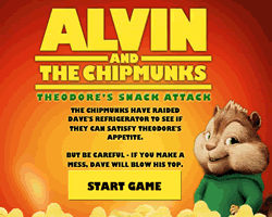 Alvin and the chipmunks Theodores Snack Attack