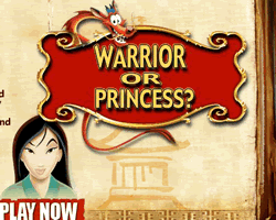 Mulan Warrior or Princess
