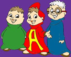 Alvin and The Chipmunks Coloring