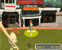 Chicken Little Batting Practice