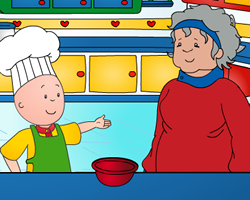 Caillou Cooking