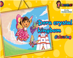 Dora Crystal Kingdom Coloring