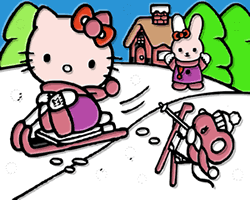 Hello Kitty Play Coloring