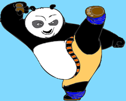 Kung Fu Panda 3 Coloring