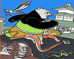 Kung Fu Panda Coloring