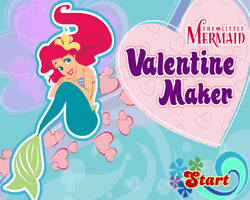 Little Mermaid Valentine Maker