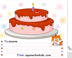 Birthday Cake Maker