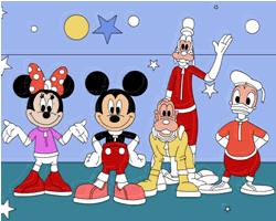 Mickey Mouse Club Coloring