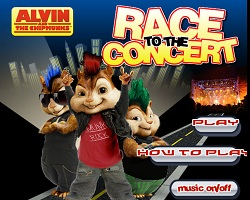 Alvin and the Chipmunks Race to Concert