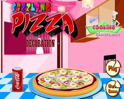 Sizzling Pizza Decoration