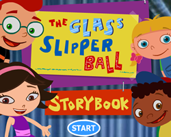 The Glass Slipper Ball Story Book